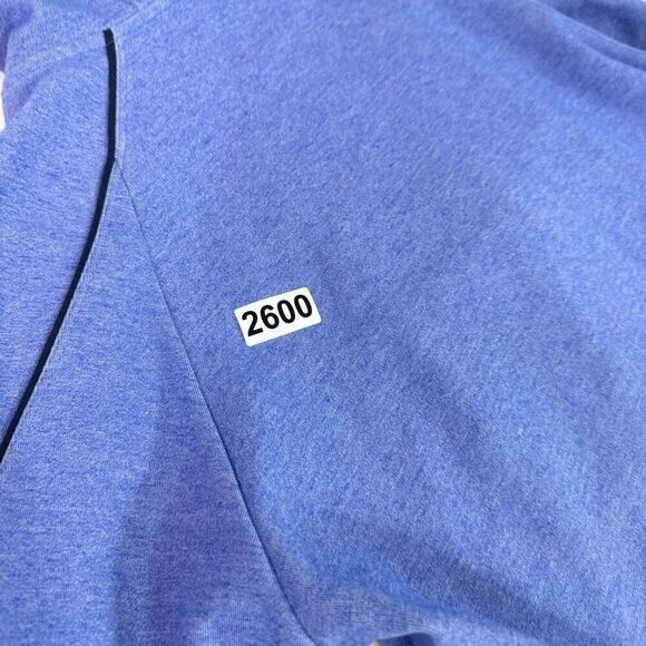 Under Armour Project Rock Sweatshirt Womens XL  Blue Hoodie Full Zip Hooded - Picture 8 of 8